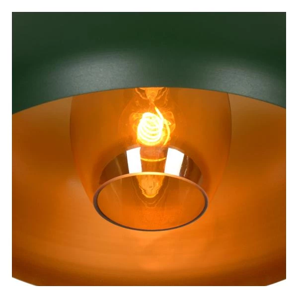 Lucide SHARAN - Flush ceiling light - Ø 38 cm - 1xE27 - Green - detail 1